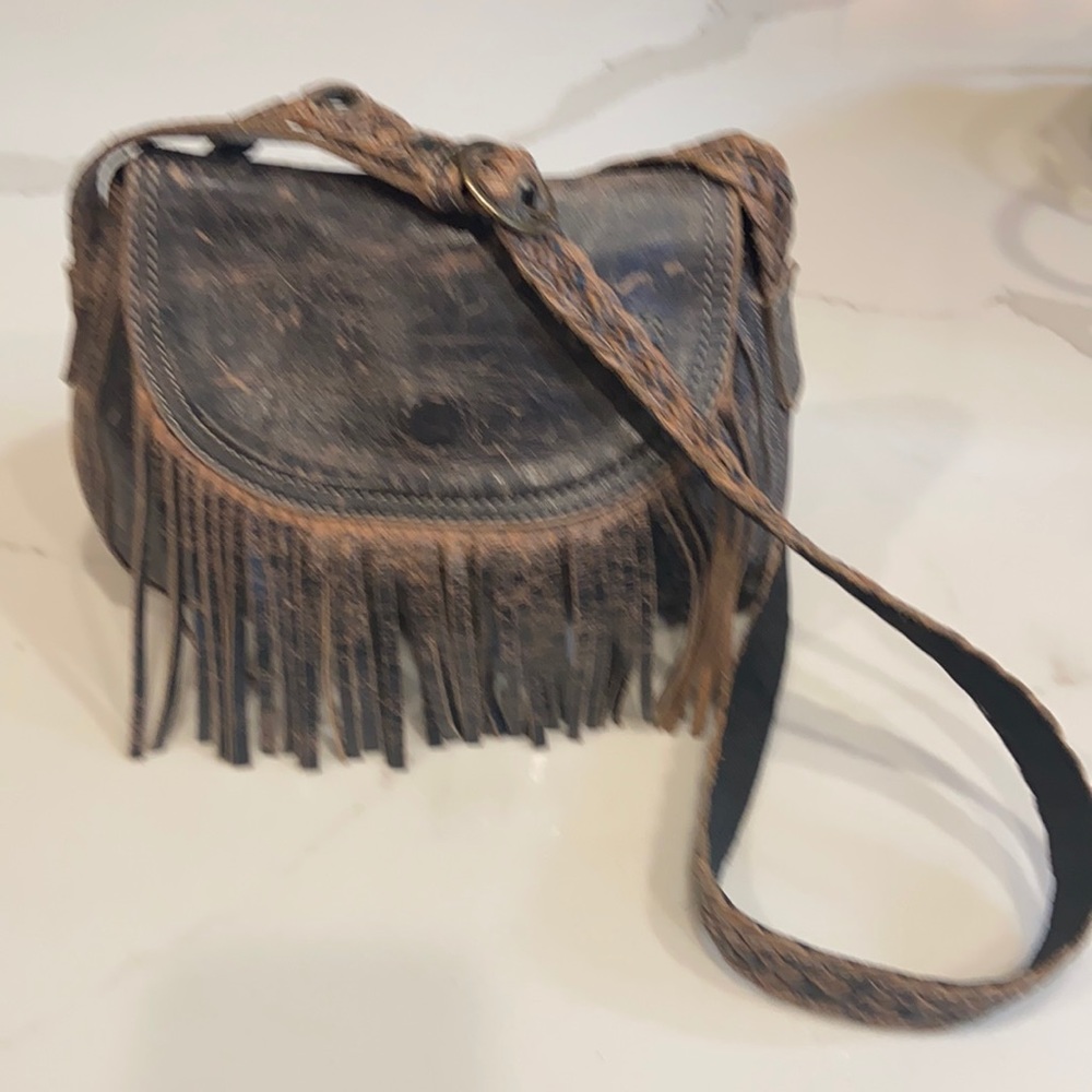Bed Stu Fringe Accent Crossbody